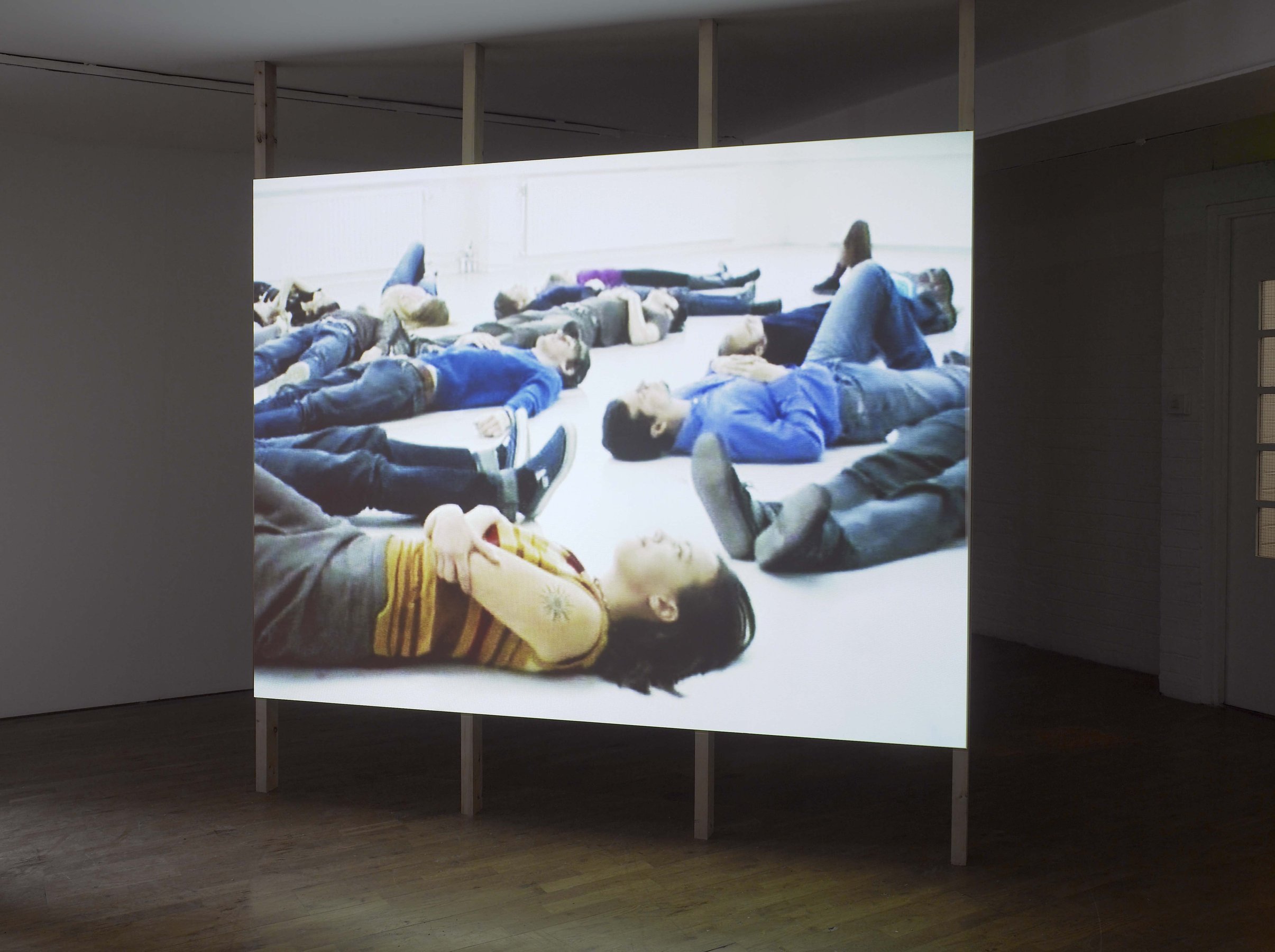 Missing Out, 2001, DV, 04’14'', loop, installation view, Modern Art Oxford, 2010