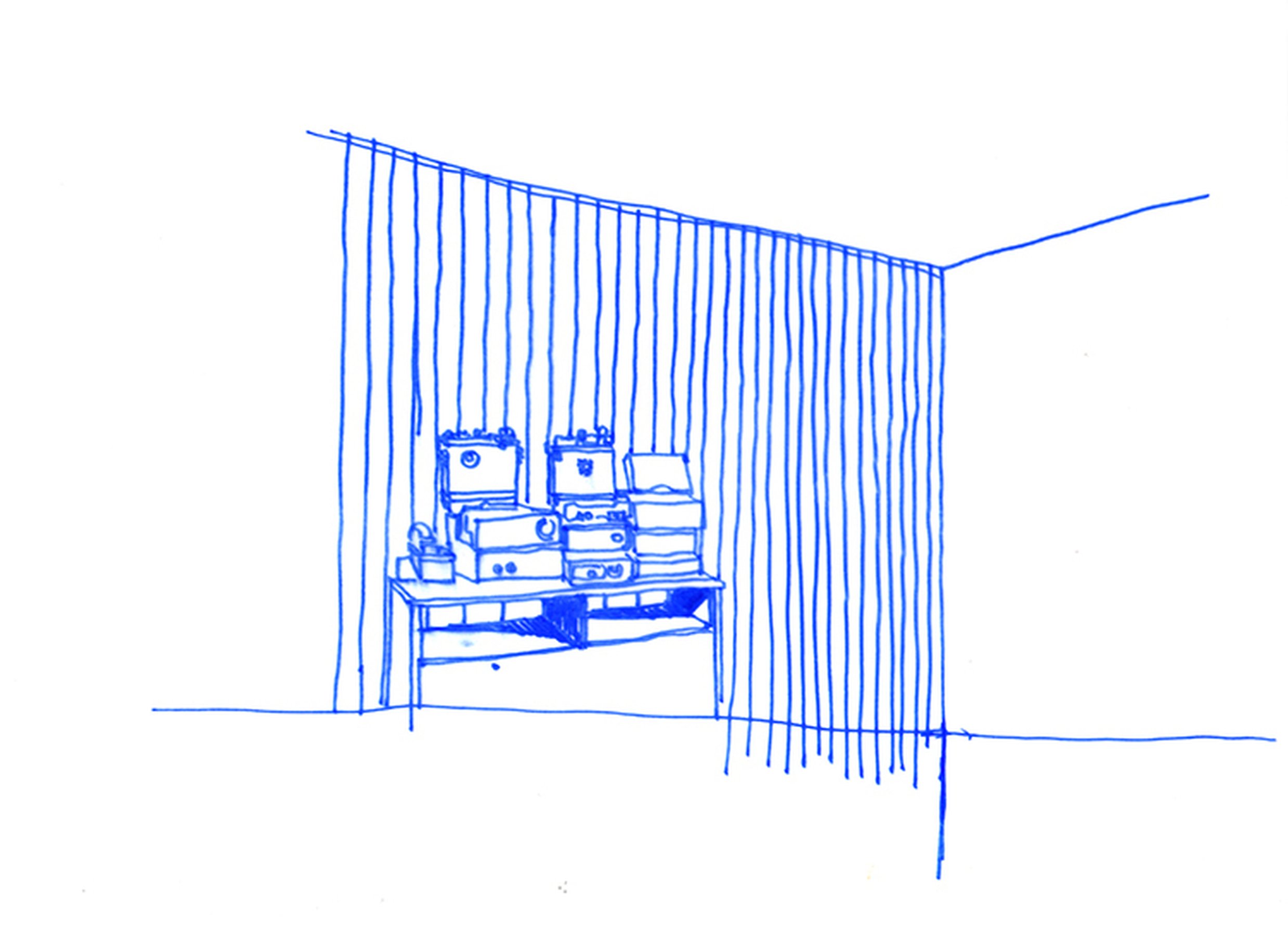 Estman Radio Radio, 2015 Sketch of Biennial Venice project