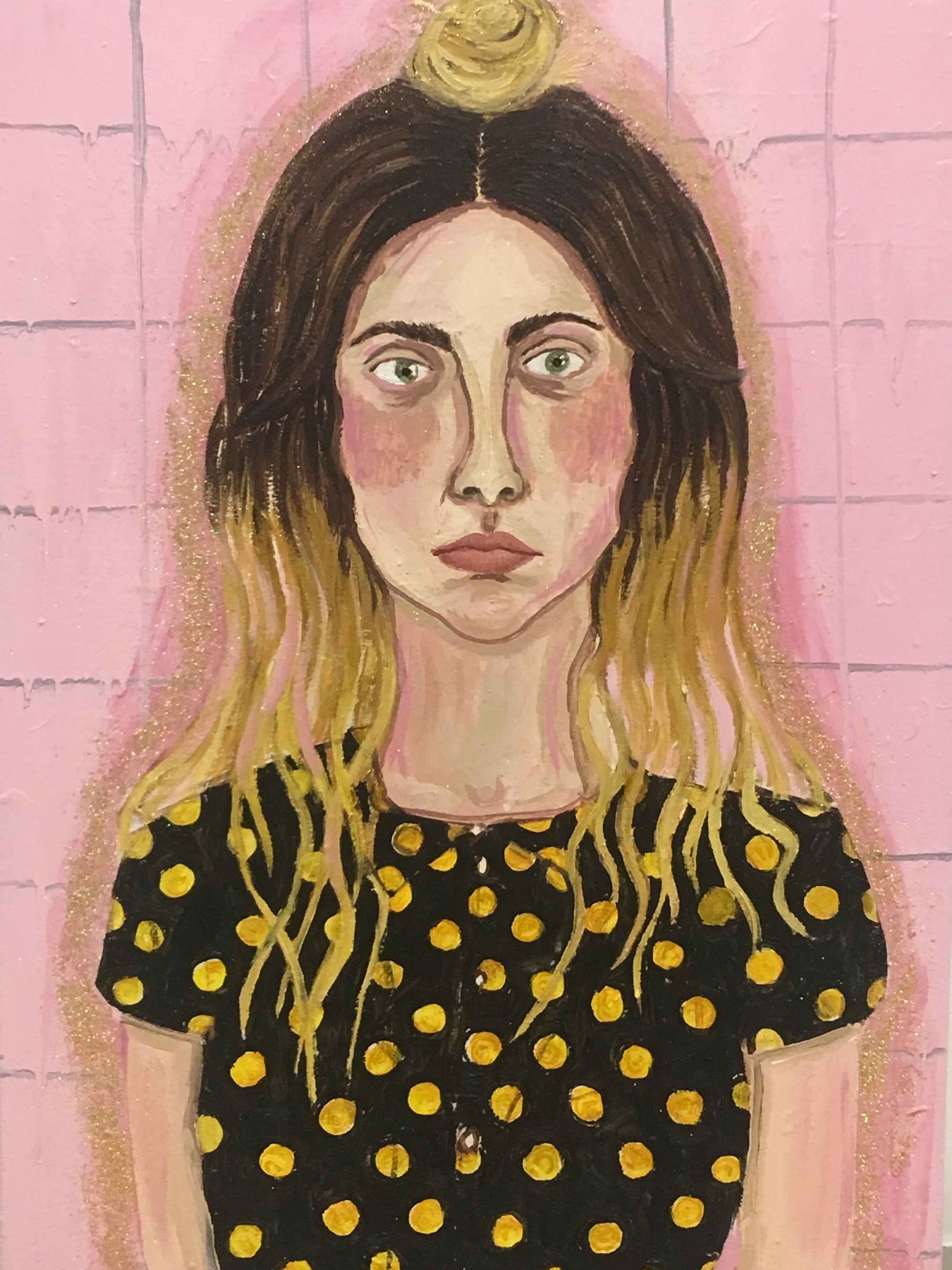 Self portrait in pink