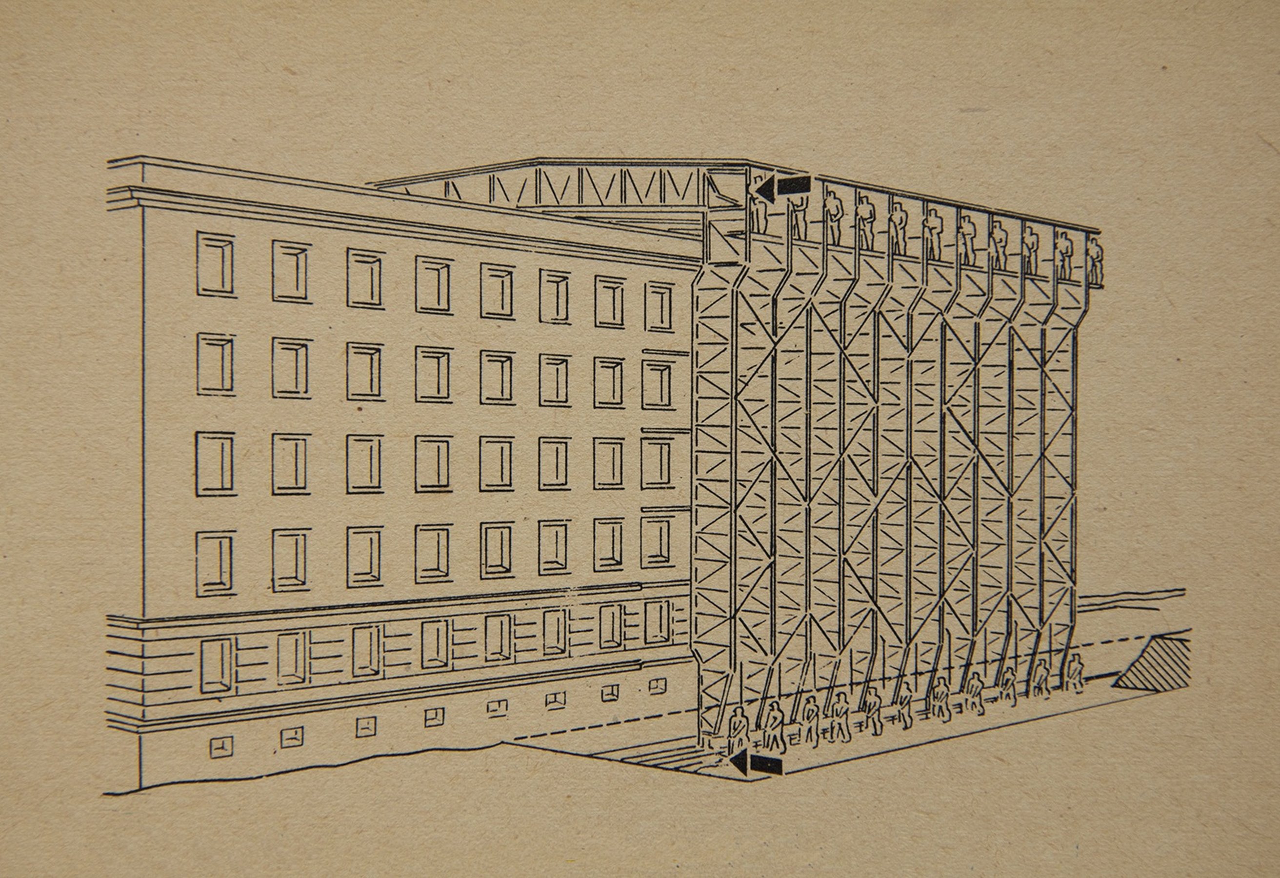 Hausbaumaschine(blueprint from the 1943)