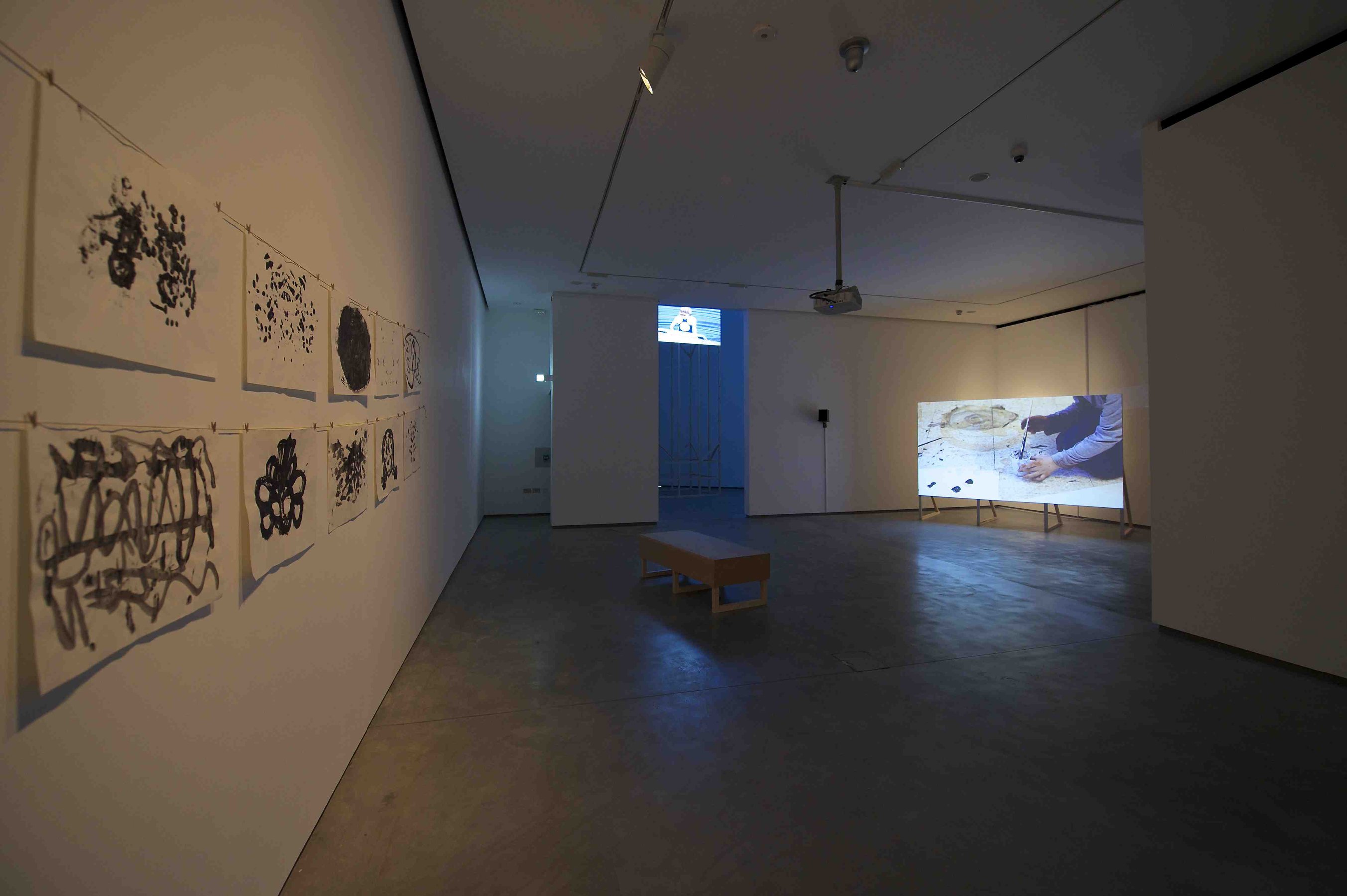 I’m Gonna Live Anyhow Until I die, paintings, 2012, installation view, The Mac, Belfast