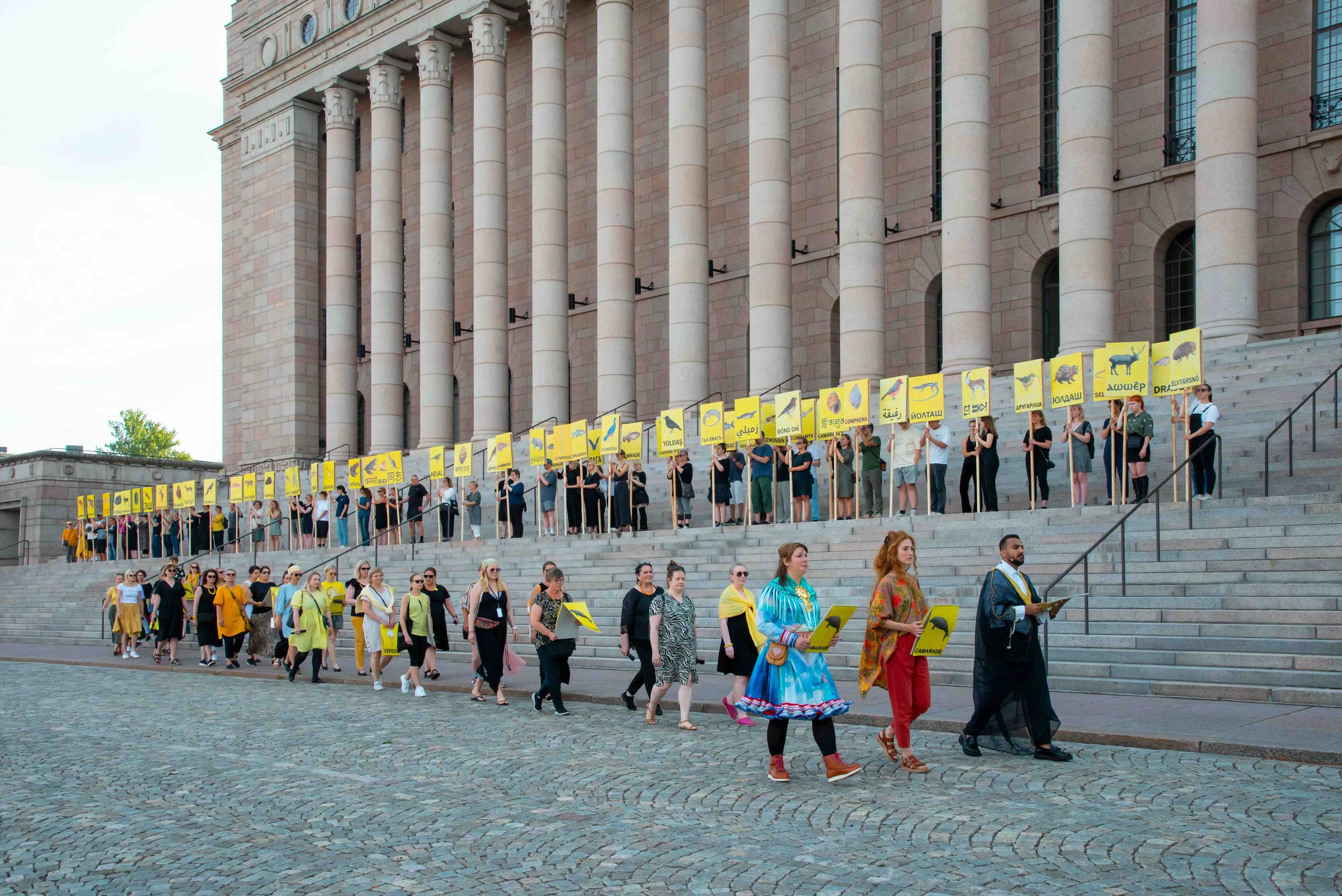 Jonas Staal Comrades Against Extinction, 2022 /project created with Radha D’Souza, performance