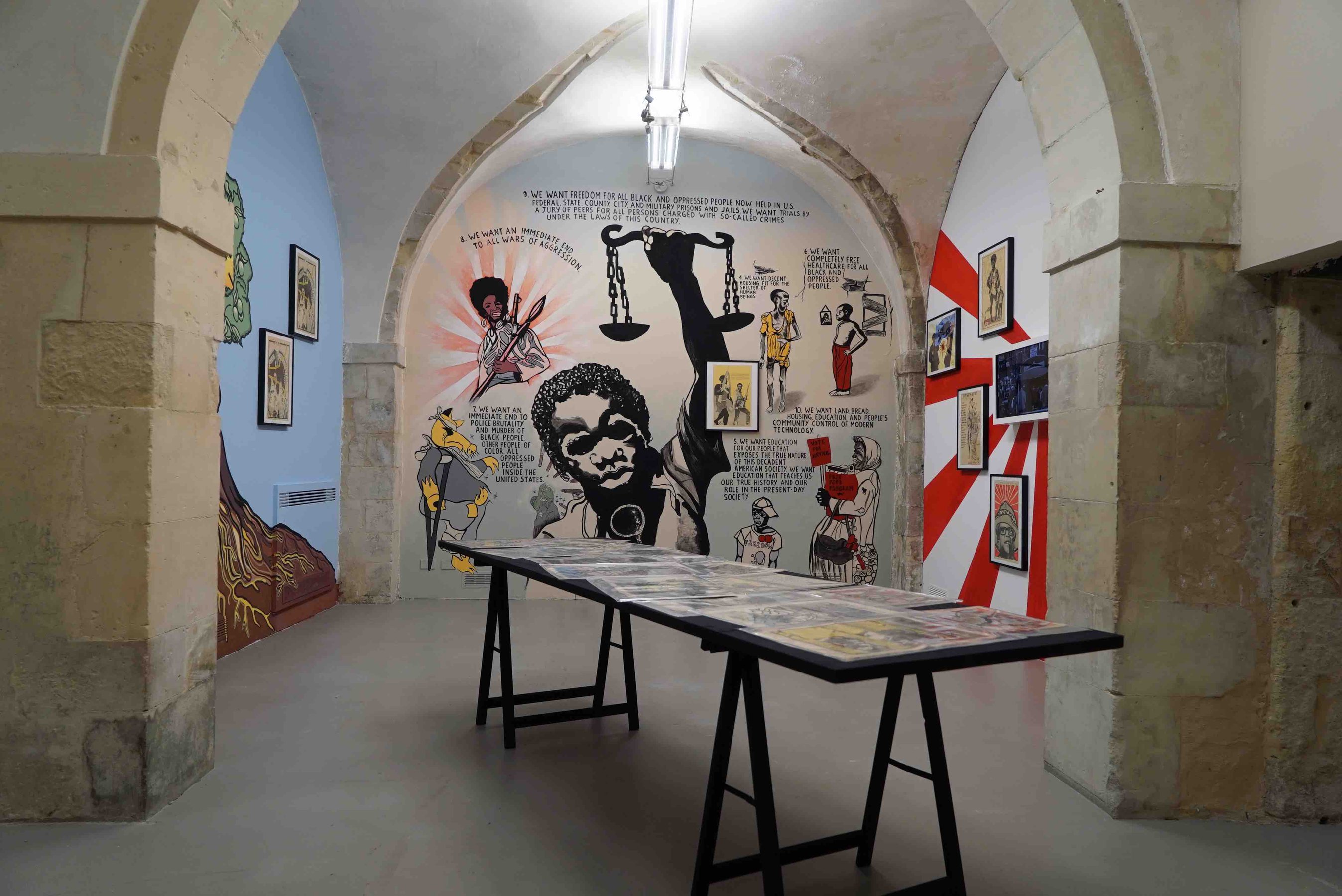 Freedom Is A Constant Struggle, 2017 - exhibition view at Laveronica arte contemporanea