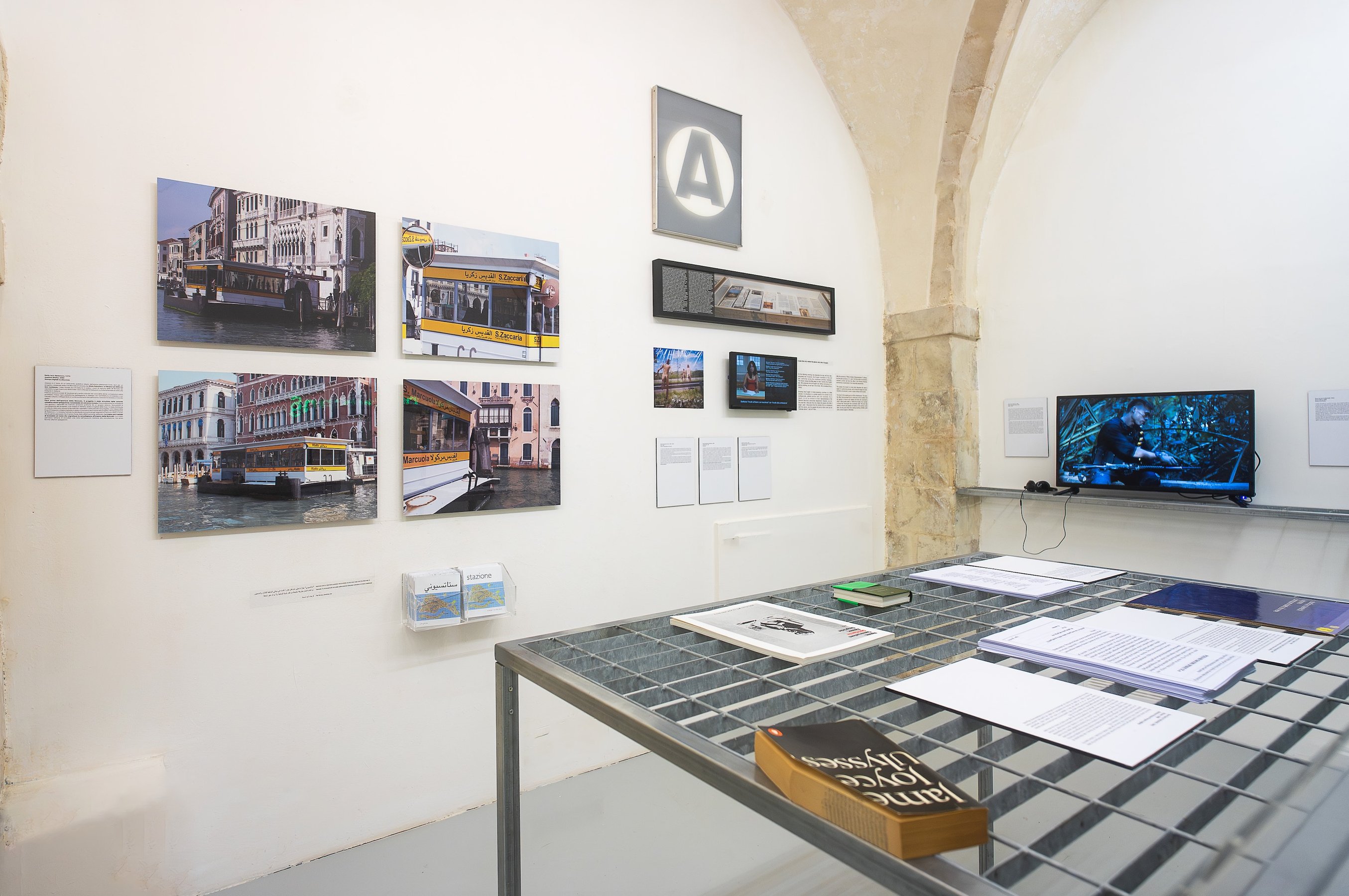 Installation view Censored. An ongoing archive of silenced voices, group show, curated by Marco Scotini, 2024, Laveronica gallery, Modica.