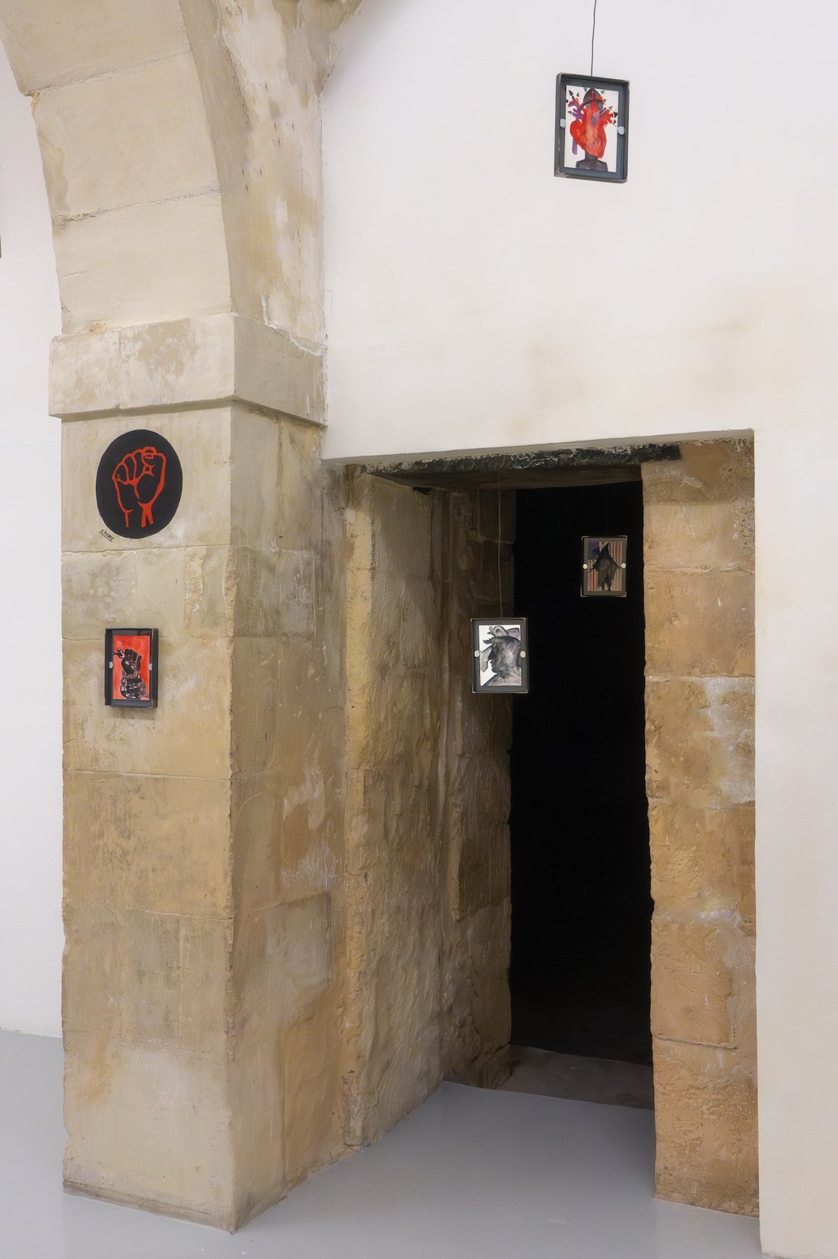 Long Live Gaza, installtion view, Malak Mattar solo show 2025, courtsey the artist and Laveronica arte contemporanea