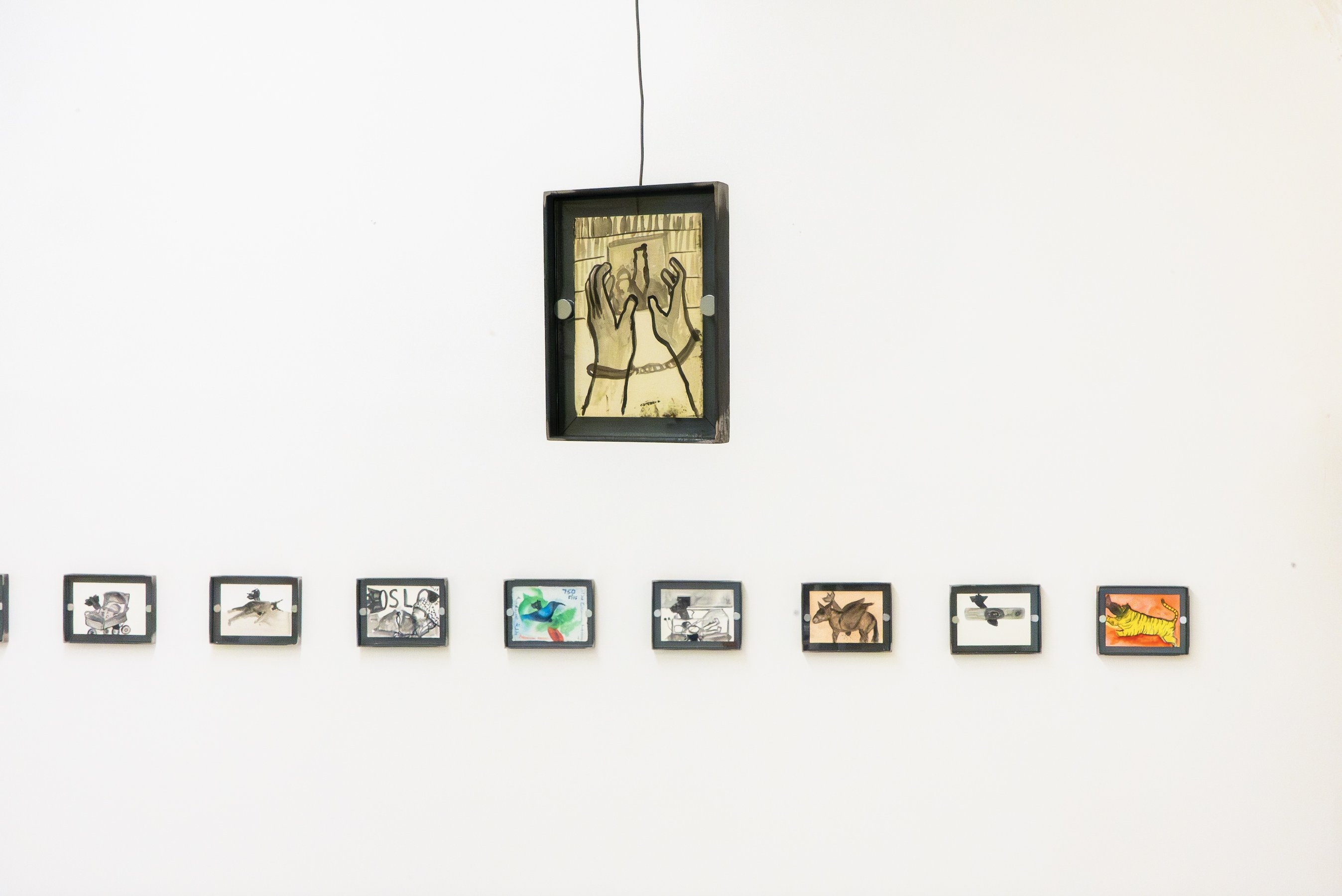 Long Live Gaza, installtion view, Malak Mattar solo show 2025, courtsey the artist and Laveronica arte contemporanea