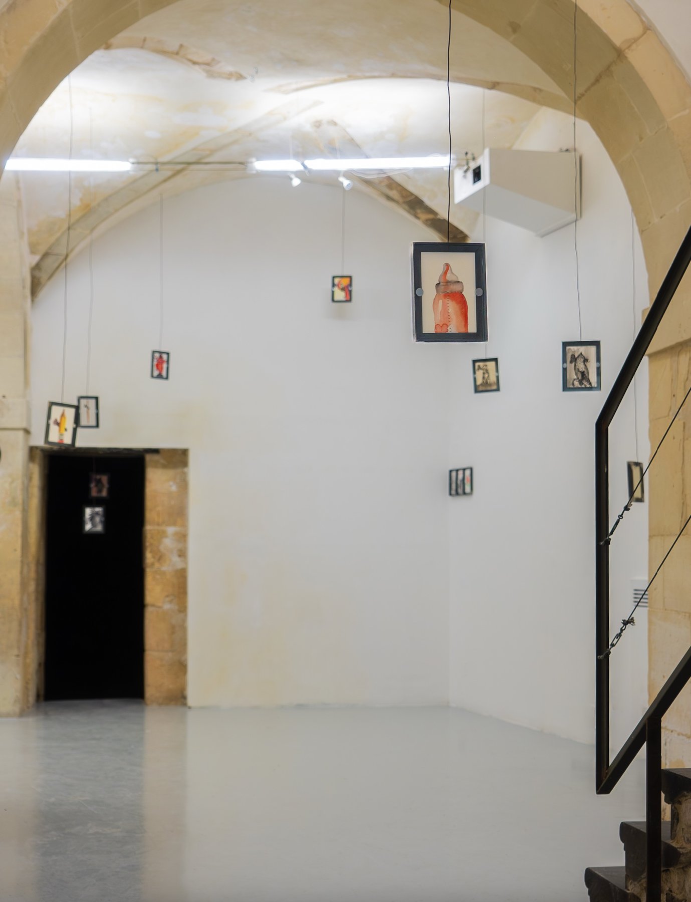 Long Live Gaza, installtion view, Malak Mattar solo show 2025, courtsey the artist and Laveronica arte contemporanea