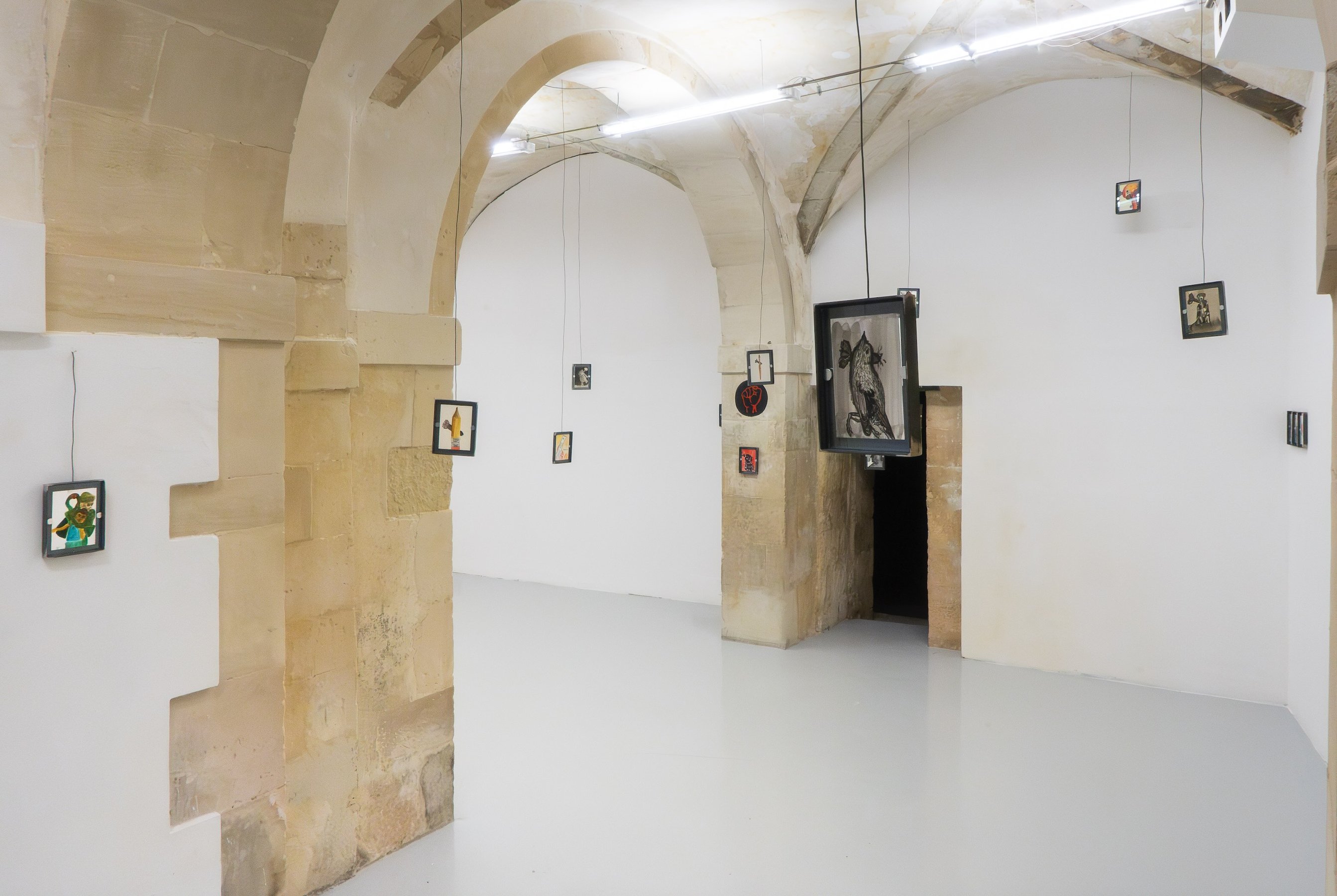 Long Live Gaza, installtion view, Malak Mattar solo show 2025, courtsey the artist and Laveronica arte contemporanea