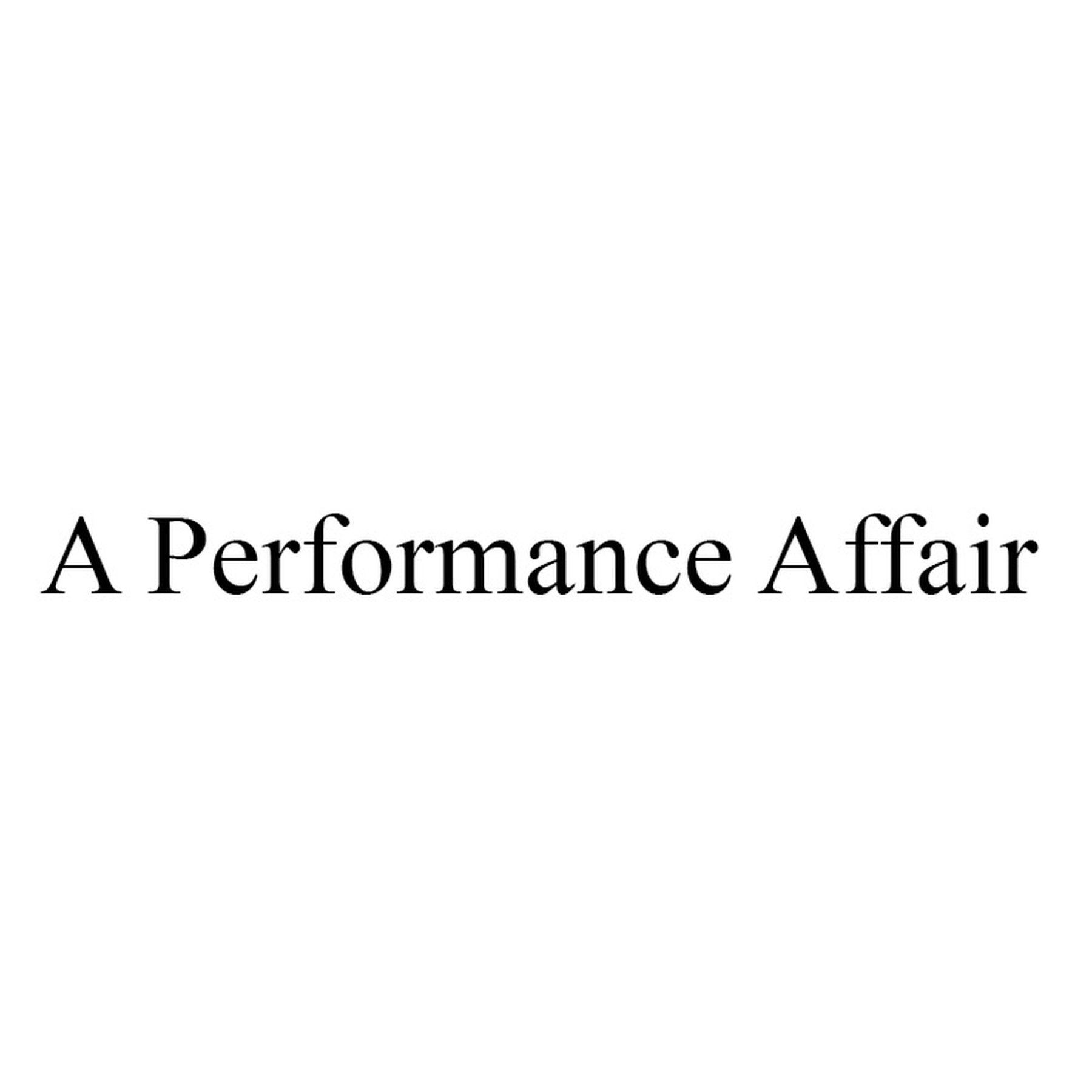 A Performance Affair - re:production