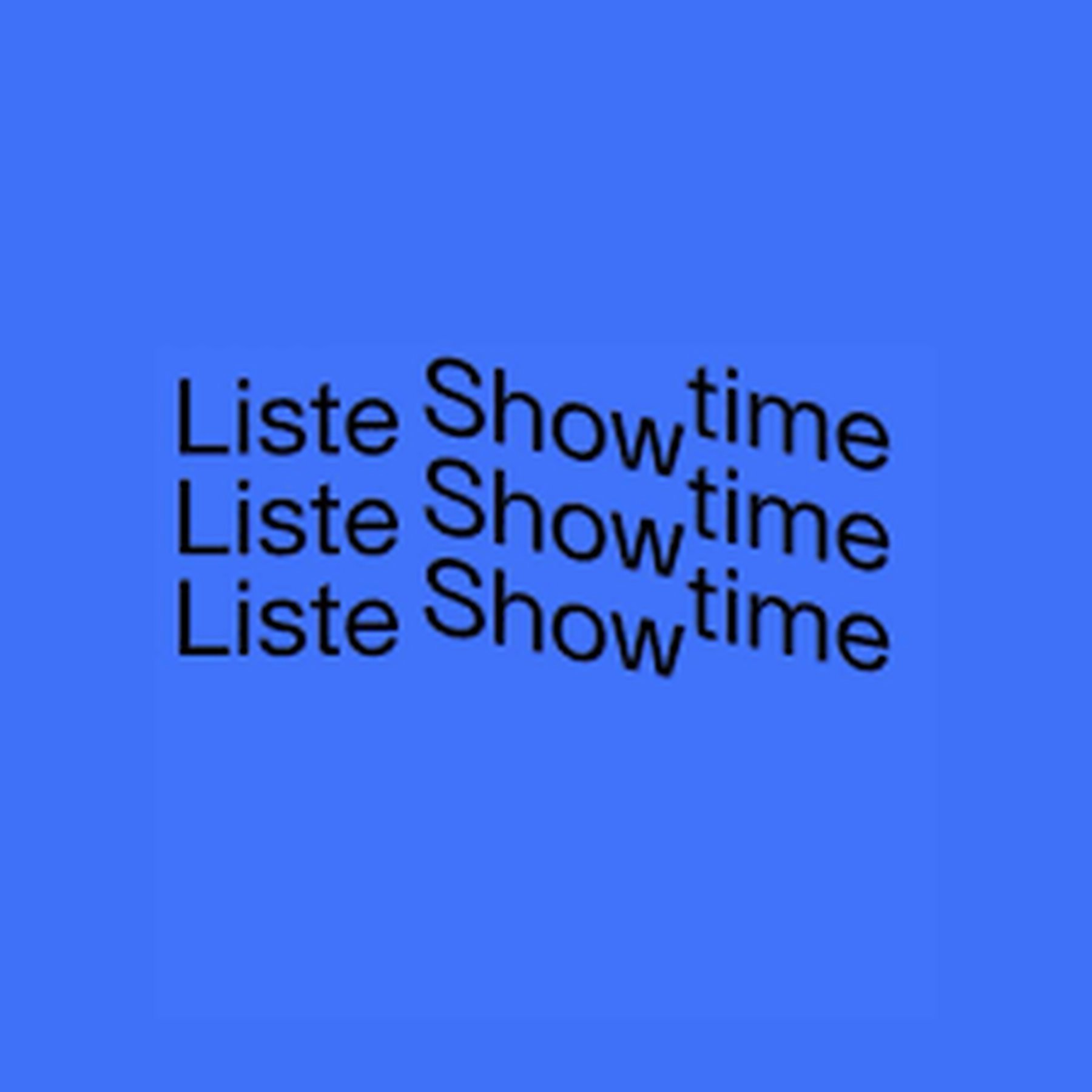 Liste showtime
