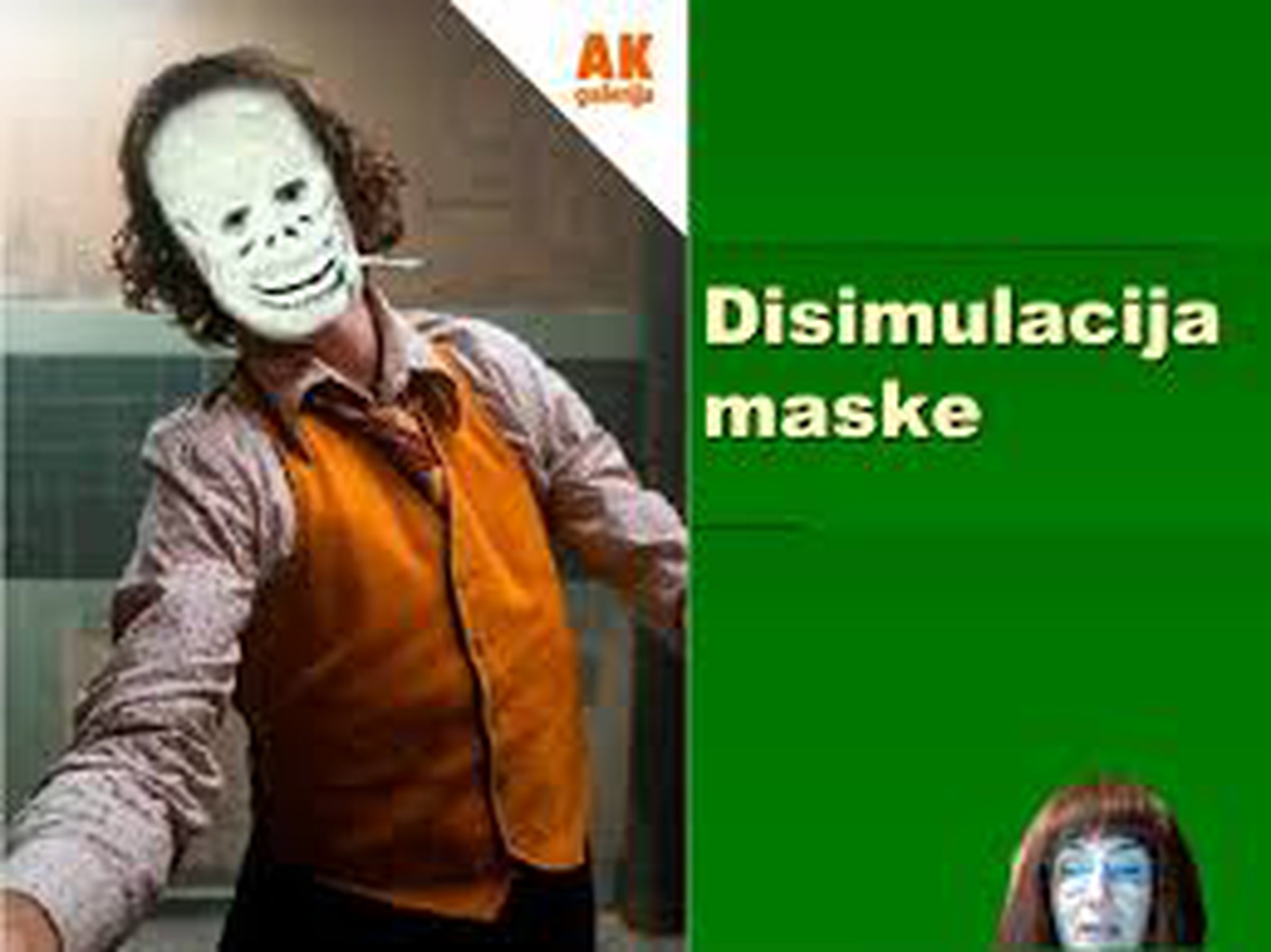 Mask dissimulation