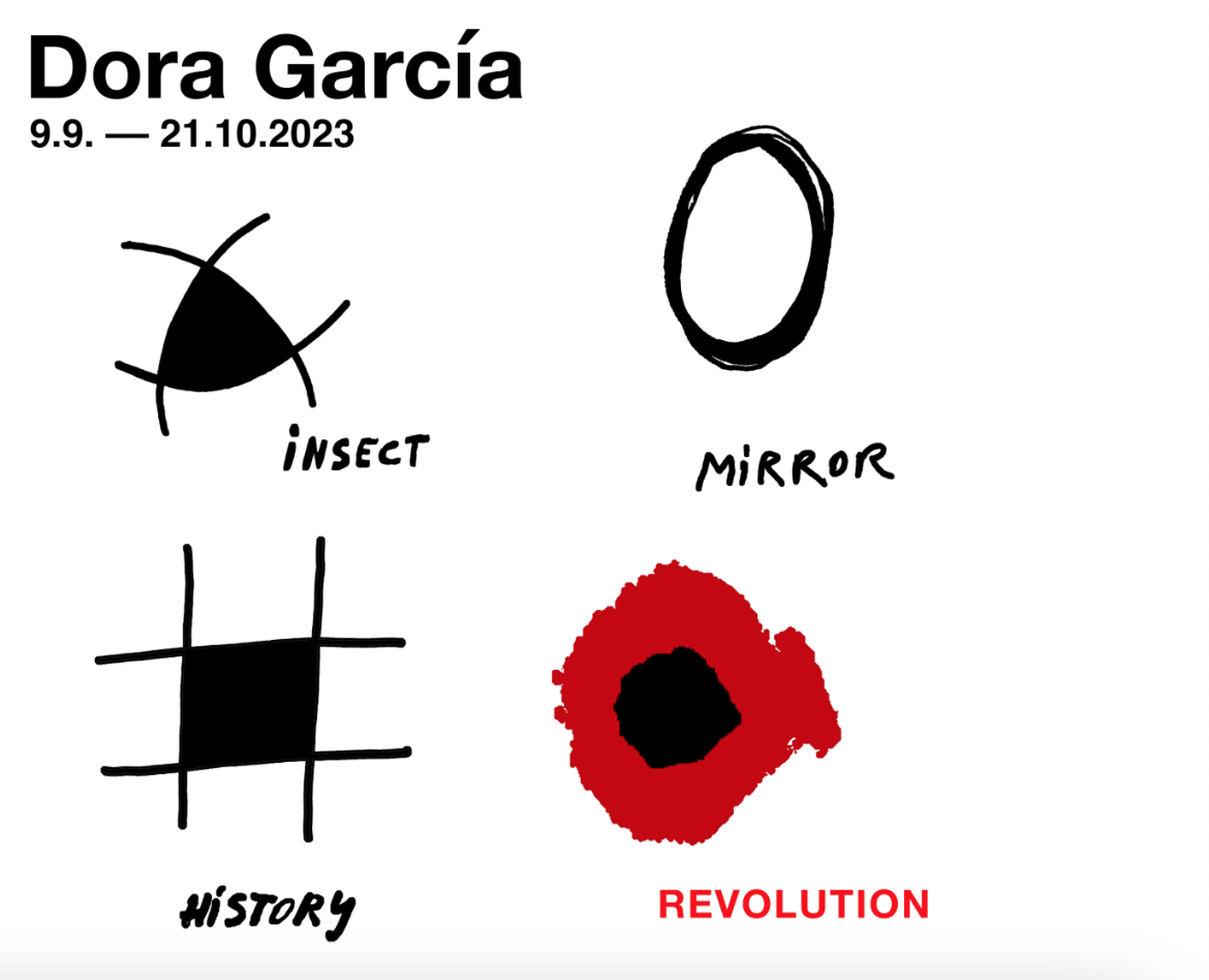 Dora García | Insect, history, mirror, revolution