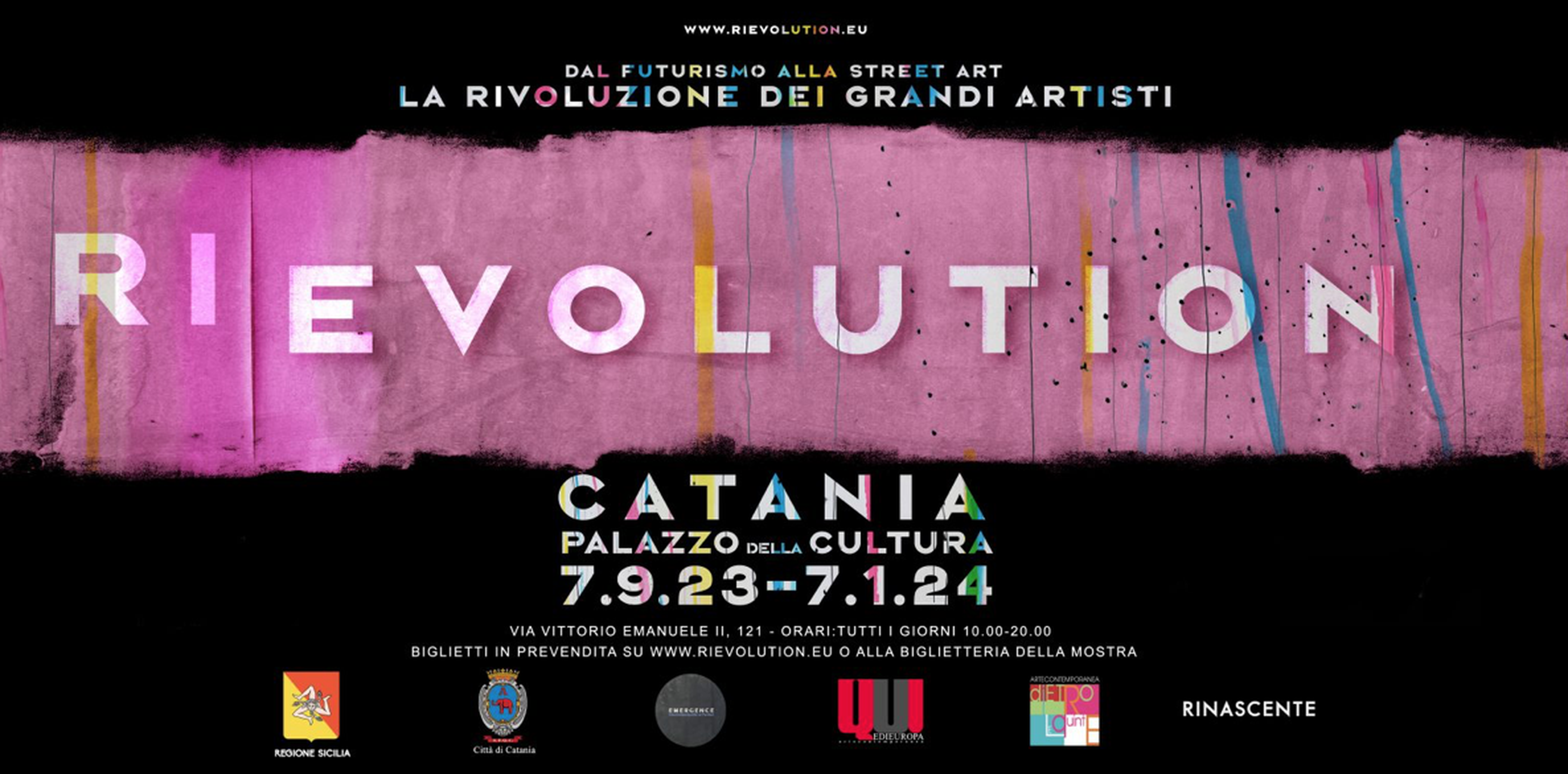 RI-EVOLUTION- I grandi rivoluzionari dell’Arte italiana,dal Futurismo alla Street Art,