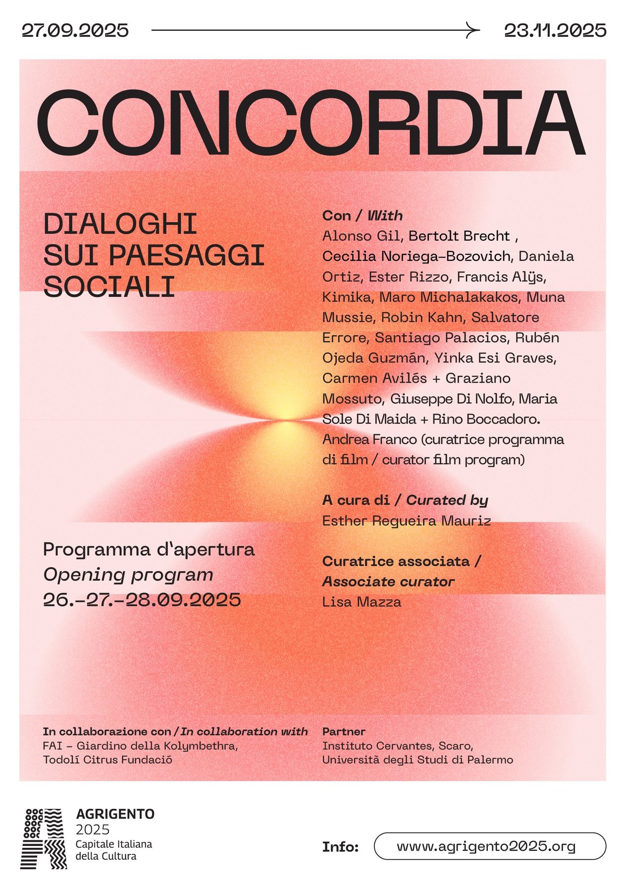 Concordia. Dialoghi sui paesaggi sociali
