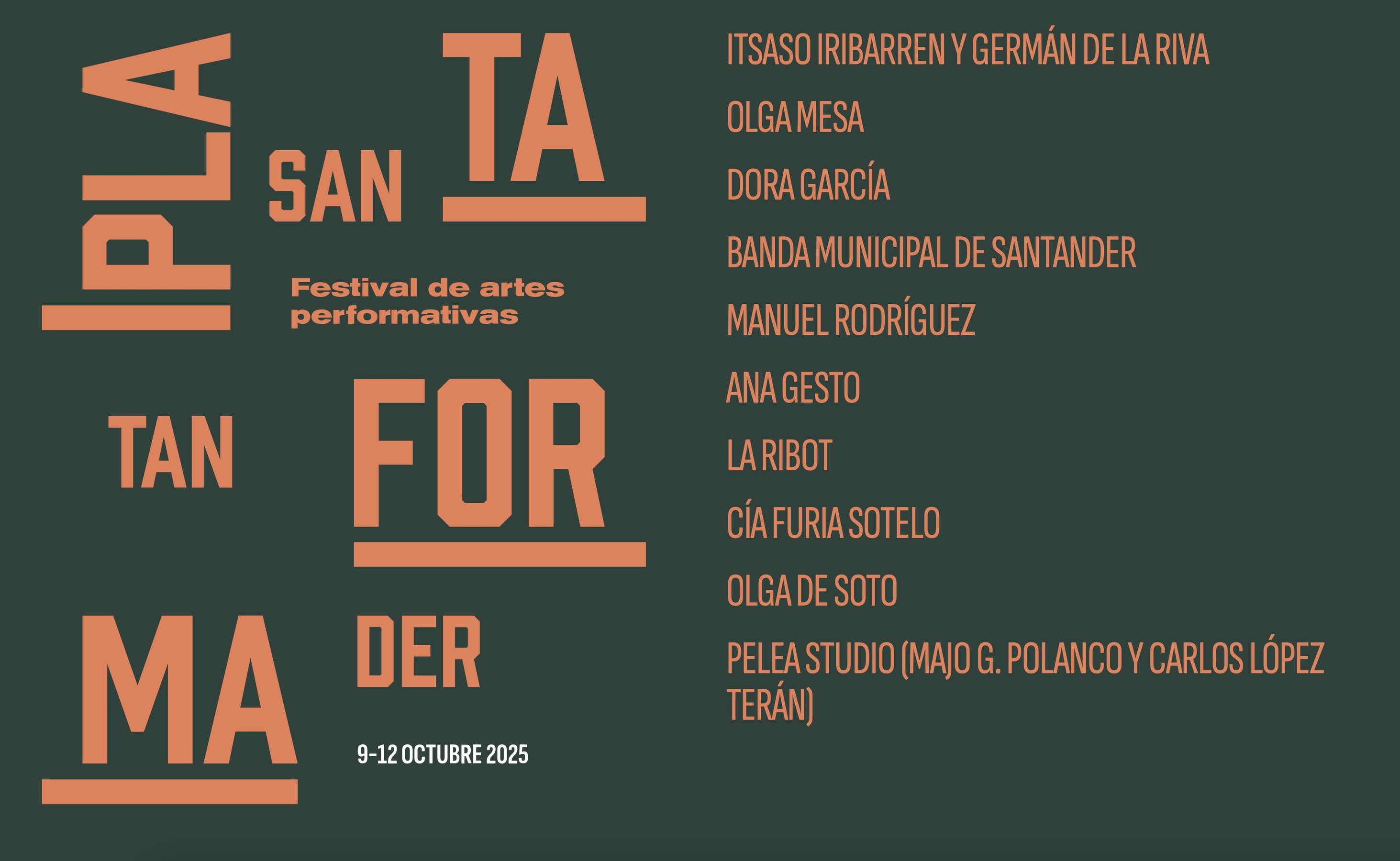 Plataforma Santader, Festival des artes performativas Plataforma Santader, Festival des artes performativas