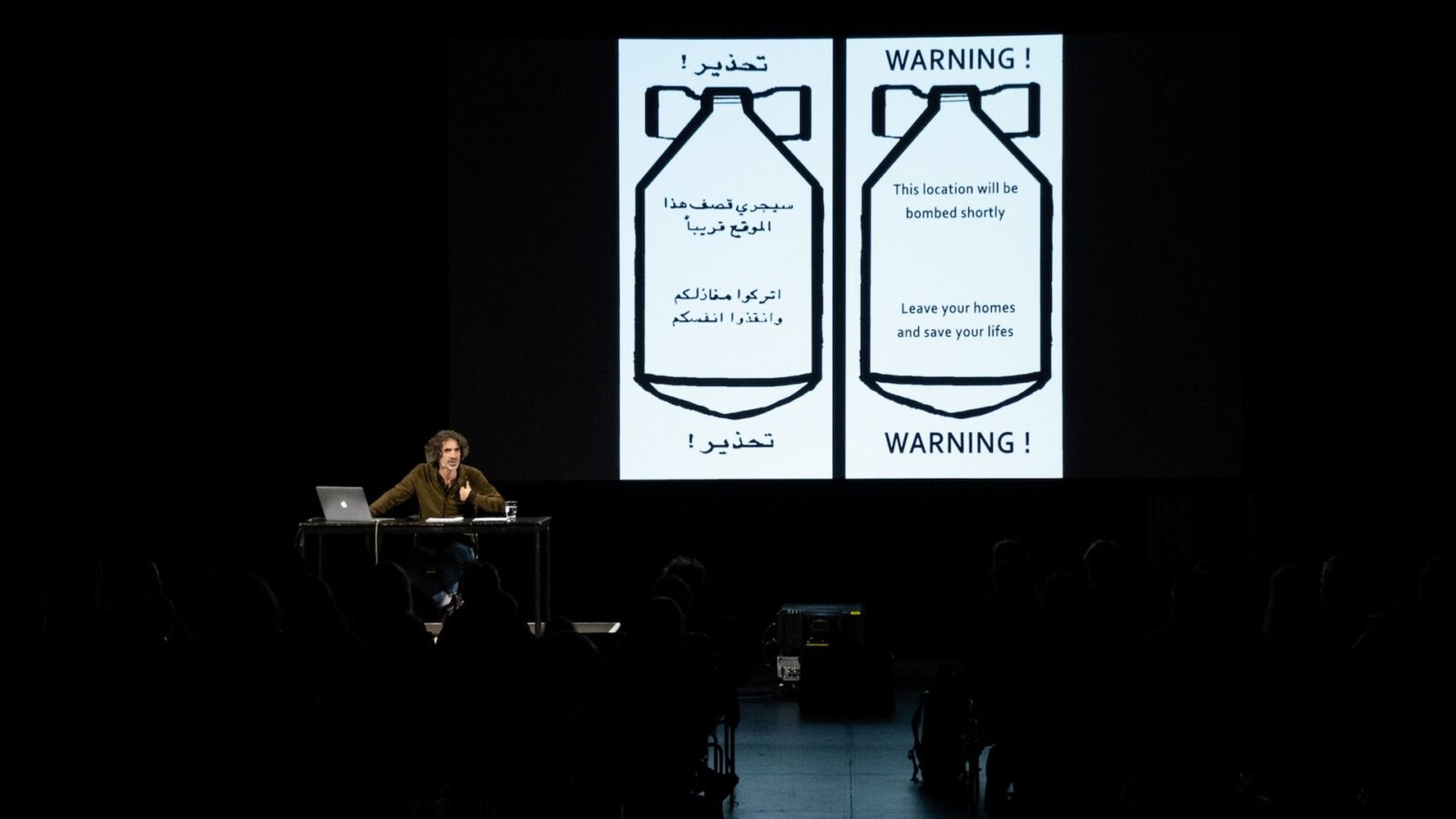 Rabih Mroué, BEFORE FALLING SEEK THE ASSISTANCE OF YOUR CANE